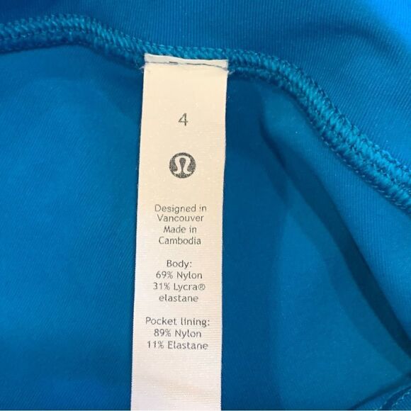 Lululemon Swift Speed High-Rise Tight 28" Size 4 Blue - Picture 7 of 12